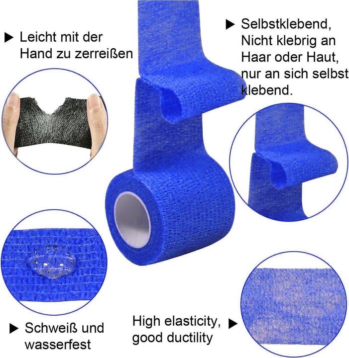 Produktbild ASMI 2 Stück selbsthaftender elastischer Pflasterverband (2 x)