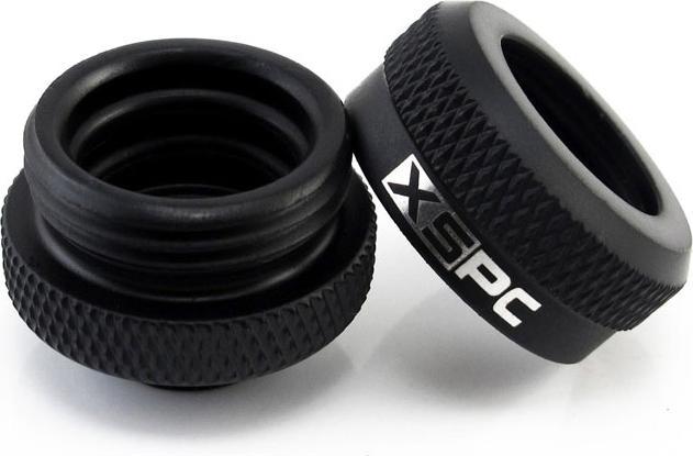 Actual product image XSPC Connection G1/4" to 14mm hardtube, black matt - 8 pieces