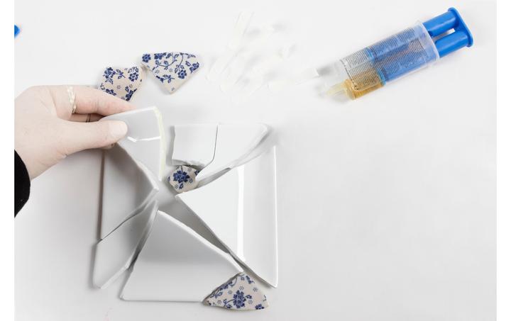 Immagine prodotto Creative - Kreativ Set Kintsugi, Schale, Blau, Gold, Weiss, 1 Pck - ()