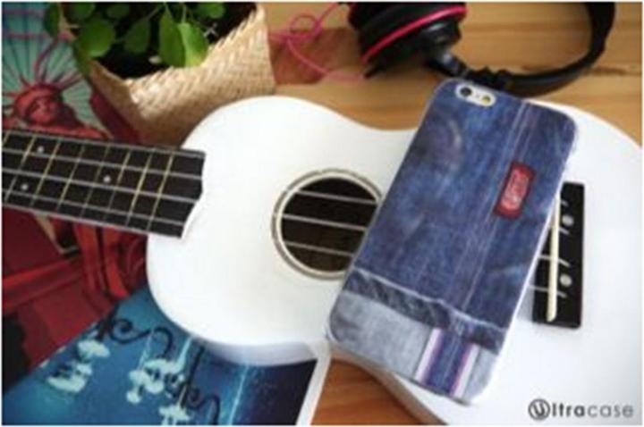 Immagine prodotto Ultra Case Custodia rigida 'Jeans' per iPhone 6/6S (4.7") Blu (Apple iPhone 6)