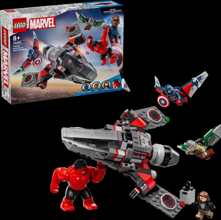 Image du produit LEGO Showdown zwischen Captain America und Red Hulk (76292, LEGO Marvel)