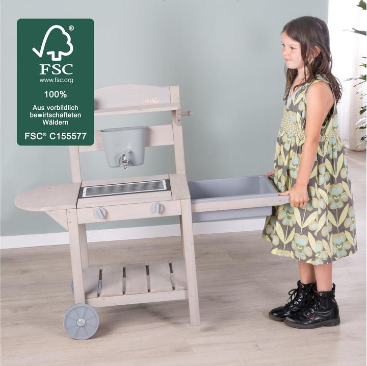 Actual product image Roba Mobile play and mud kitchen BBQ