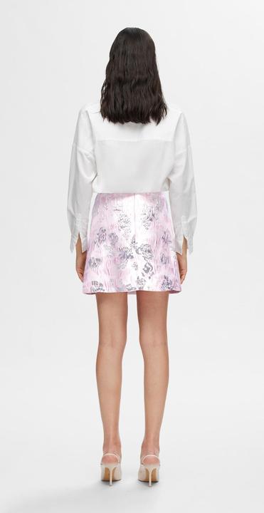 Image du produit Selected Femme Minijupe jacquard fleurie (34)