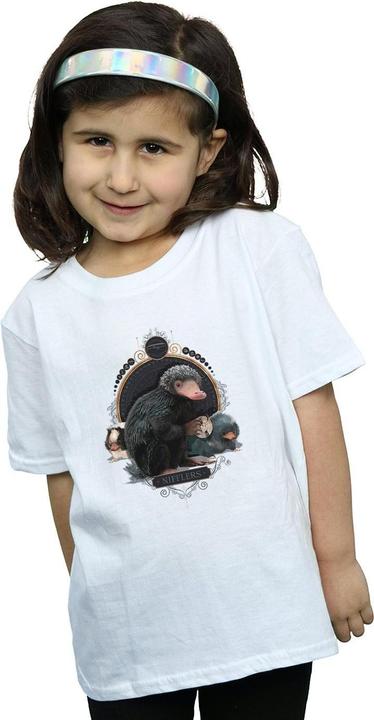 Actual product image Fantastic Beasts Girls Baby Nifflers Cotton T-Shirt (152, 158)