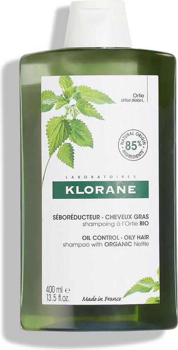 Immagine prodotto Klorane Shampoo seboregolatore all'ortica biologica (400 ml, Shampoo liquido)