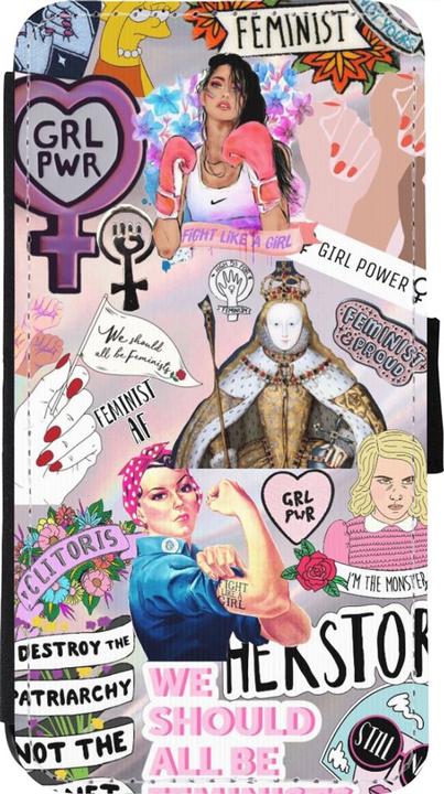 Actual product image PhoneLook Coque Wallet noir Girl Power Collage (Apple iPhone 11 Pro)