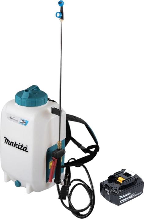 Image du produit Makita DUS 158 T Pulvérisateur à pression sur batterie 18 V 15 l 5,0 bar + 1x batterie 5,0 Ah - sans (15 l)
