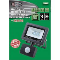 Actual product image ProPlus LED floodlight flat 10W SMD + sensor (700 lm, IP65)