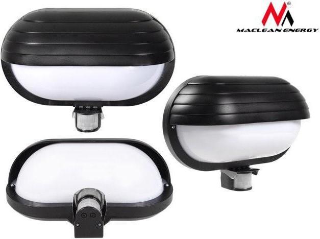 Productafbeelding Maclean MCE33 wandlamp voor buiten met PIR en schemersensor (60 lm, E27, IP44)