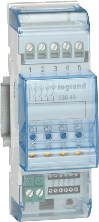 Actual product image Bticino ACTIVATOR DIN 4S F411/4 F411/4 (Shutter actuator)