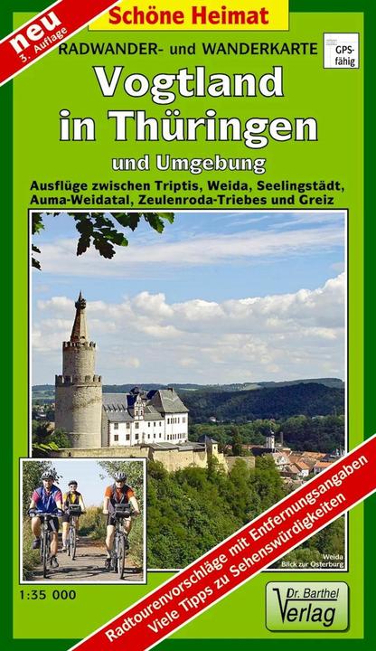 Immagine prodotto Mappa del dottor Barthel Vogtland in Turingia e dintorni