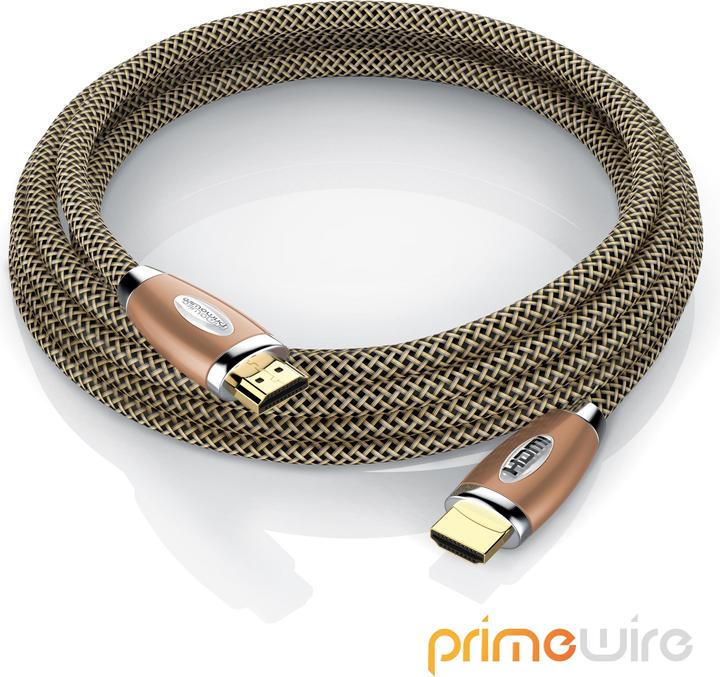 Immagine prodotto Primewire Cavo HDMI 2.0b - 4k Ultra HD 2160p - 3D - rivestimento in nylon - spina metallica - 3 x schermato (2 m, HDMI)