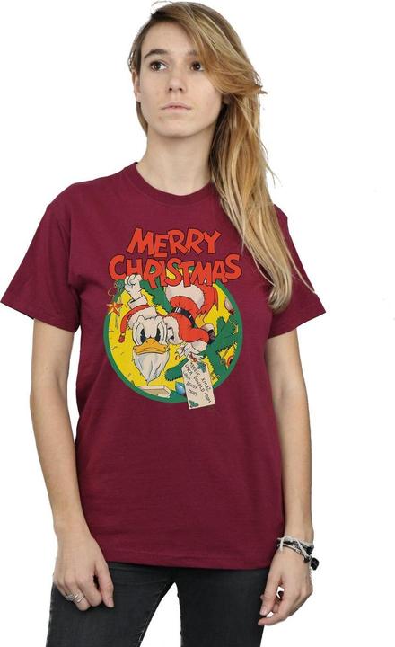 Image du produit Disney - T-shirt DONALD DUCK MERRY CHRISTMAS - Femme (XL)