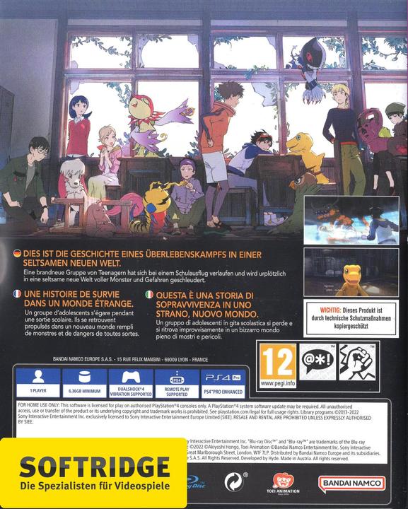 Immagine prodotto Bandai Namco Digimon sopravvivere (PS4, FR, DE)