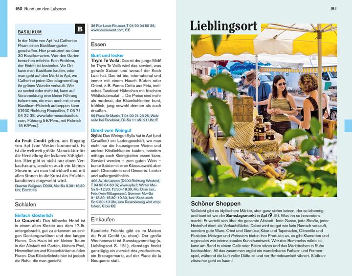 Produktbild Reise-Taschenbuch Provence (Deutsch, Muriel Brunswig, 2023)