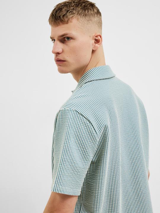 Image du produit Selected Homme Chemise à manches courtes en seersucker (L)