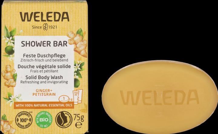 Actual product image Weleda Shower Bar Ginger + Petitgrain