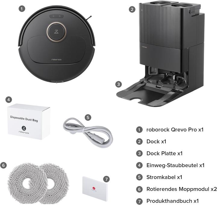 Productafbeelding Roborock Qrevo Pro (Stofzuigrobot)