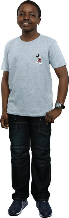 Actual product image Disney Boys Mickey Mouse Kickin Retro Chest T-Shirt (140, 146)