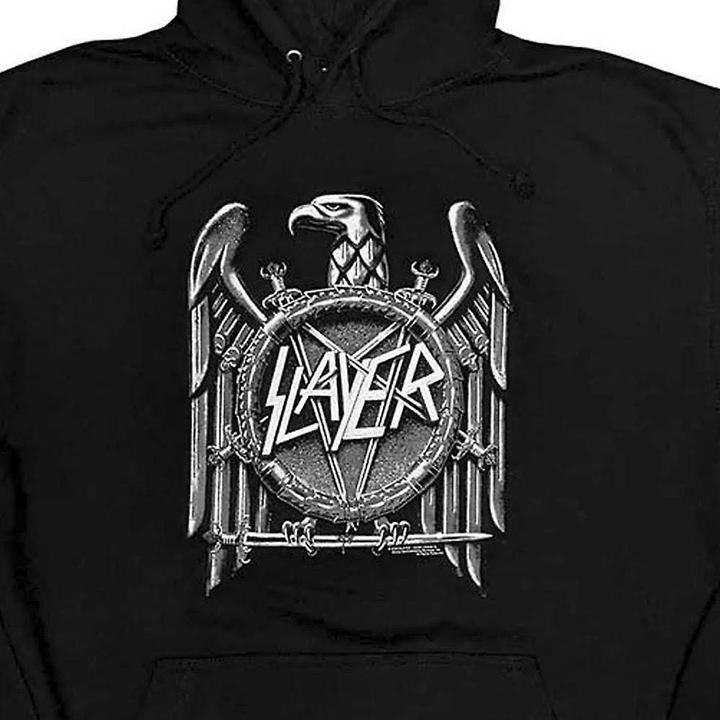 Immagine prodotto Slayer Felpa con cappuccio Unisex Adult High Contrast Eagle (L)