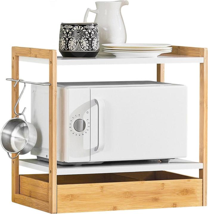 Immagine prodotto SoBuy Ripiano per microonde (55 x 35 x 49 cm)