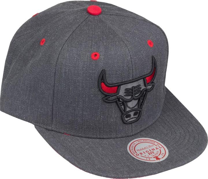 Mitchell & Ness Snapback Cap - INFILL Chicago Bulls charcoal