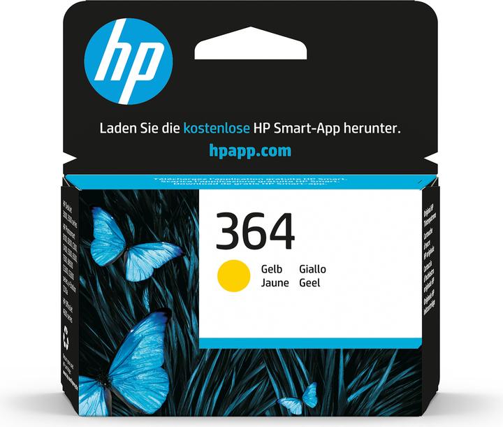 Actual product image HP 364 - Yellow - original - ink cartridge - for Deskjet 35XX (Y)