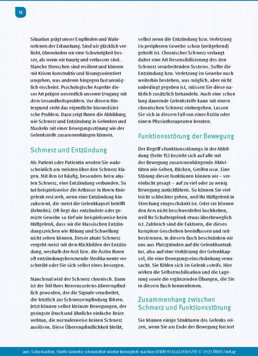 Produktbild Steife Gelenke schmerzfrei wieder beweglich machen (Deutsch, Jochen Schomacher, 2023)