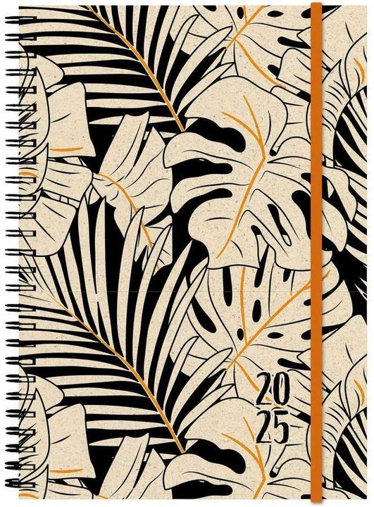Actual product image Simplex Weekly agenda Grass paper 2025 40408.25 1W/2S Tropical ML 14.8x21cm (14.8 x 21 cm, German)