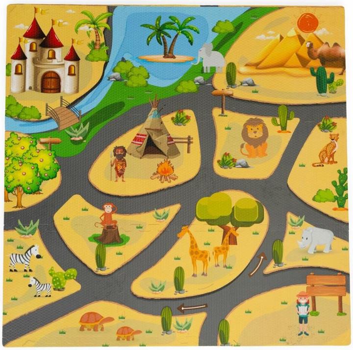 Produktbild EcoToys Schaumstoffmatten-Puzzle für Kinder 9 El