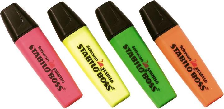 Immagine prodotto STABILO Evidenziatore BOSS ORIGINAL (Pink, Giallo, Verde, Arancia, 5 mm, 4 x)