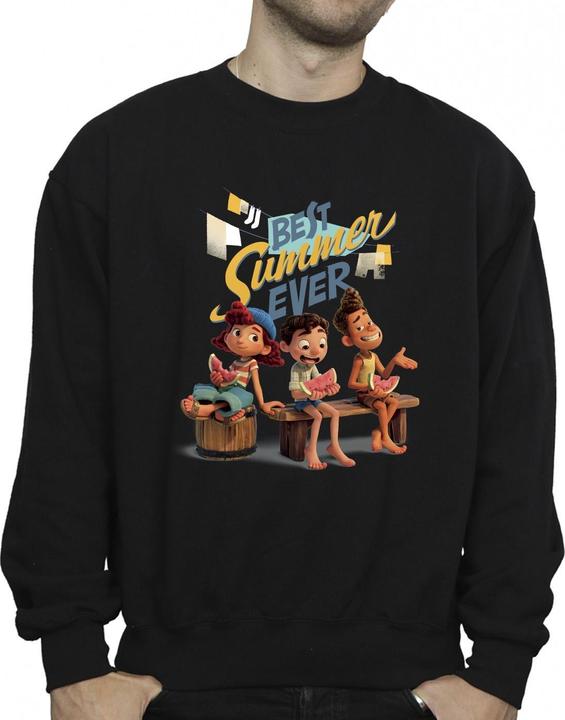 Actual product image Disney Mens Luca Best Summer Ever Sweatshirt (XL)