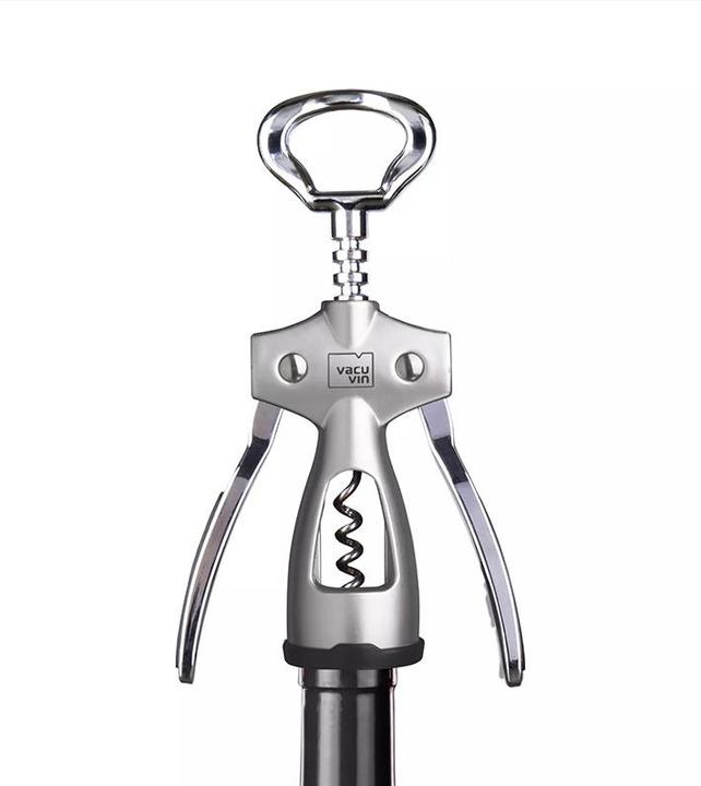 Produktbild Vacu Vin Winged Hebelkorkenzieher silber (Flügelkorkenzieher)