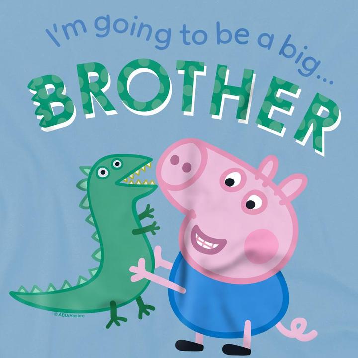 Actual product image Peppa Pig Childrens/Kids Big Brother George T-Shirt (104)