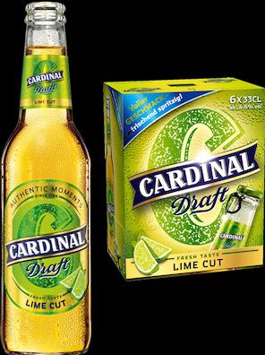 Produktbild Cardinal Lime Cut (6 x 33 cl)
