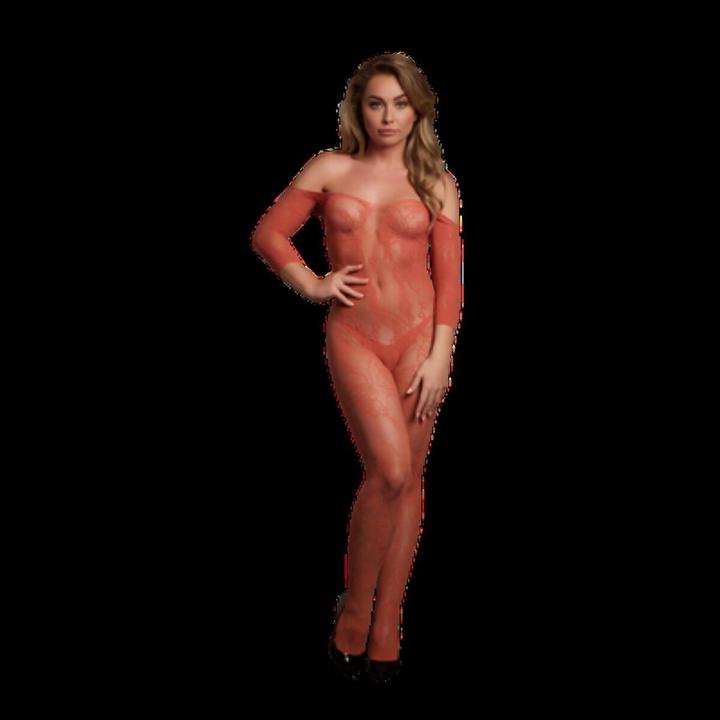 Actual product image Le Désir Lace Long-Sleeved Bodystocking - One Size (One size)