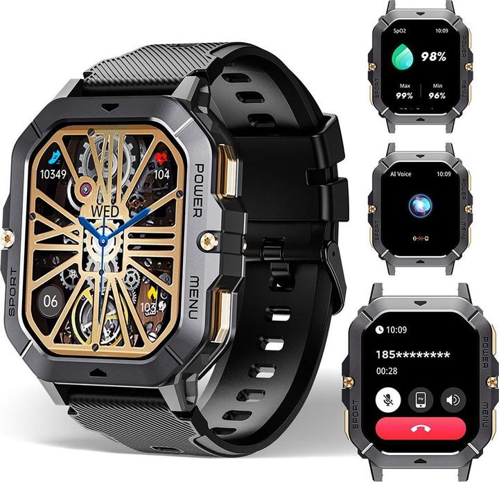Produktbild Oukitel Smartwatch BT101 Schwarz