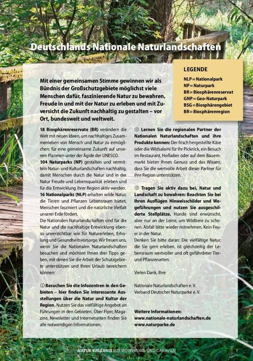 Produktbild Stellplatzführer Natur- & Nationalparks (Deutsch, International, 2021)