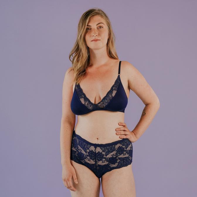 Produktbild Kora mikino Perioden-Panty Hipster Marion Marineblau XS 36 (XS)