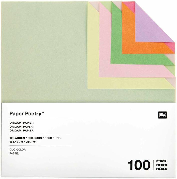 Produktbild Rico Design Origami Duo Color, Pastel FSC MI.300895 (70 g/m², 100 x)
