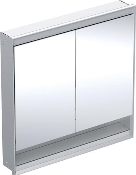Actual product image Geberit ONE mirror cabinet with ComfortLight, 2 doors, flush mounting, with niche, 90x90x15cm, 505.8 (90 x 90 x 15 cm)