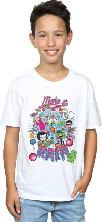 Immagine prodotto Teen Titans Go Make It Rain Maglietta Ragazzi (140, 146)