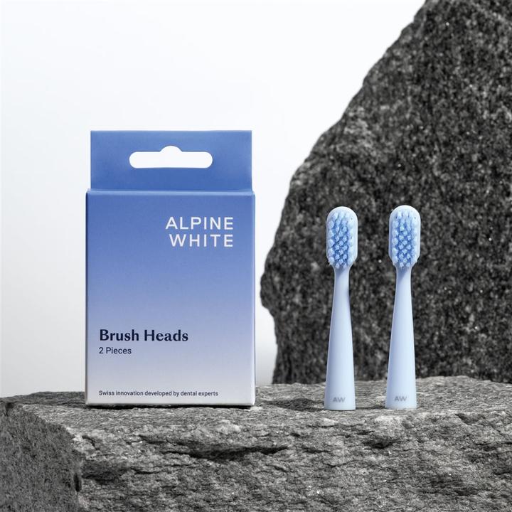 Alpine White Brush Heads (2 Stk) (2 x)
