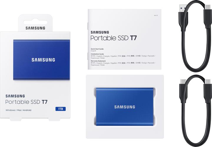 Produktbild Samsung Portable T7 Blue (1000 GB)