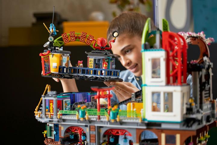 Actual product image LEGO Ninjago - Markets in the City (71799, LEGO Ninjago, LEGO Rare Sets)