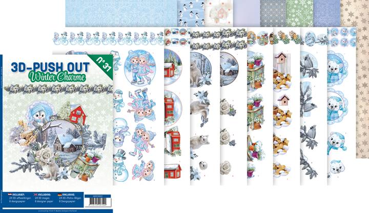 Immagine prodotto Card Deco Essentials Libro punzonato 3D "Fascino d'inverno (16 x)
