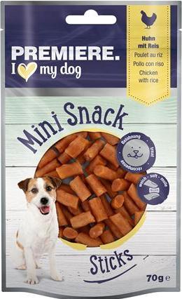 Produktbild Premiere Best Meat Snack - Mini Sticks - Huhn/Reis (Adult, 70 g)