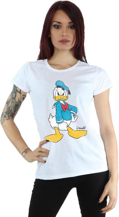 Actual product image Disney Womens/Ladies Donald Duck Angry Cotton T-Shirt (L)