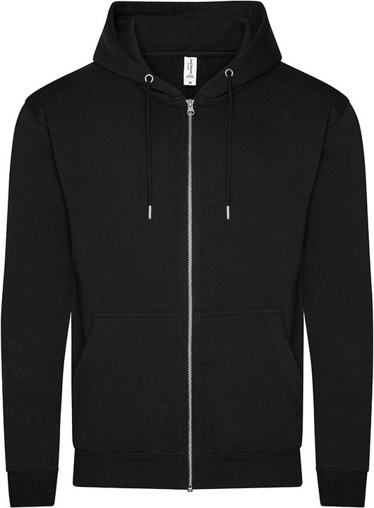 Awdis Hoodie mit durchgehendem Reissverschluss Baumwolle aus biologischem Anbau