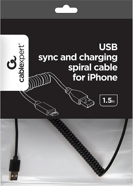 Produktbild Gembird USB A – Lightning (1.50 m, USB 2.0)